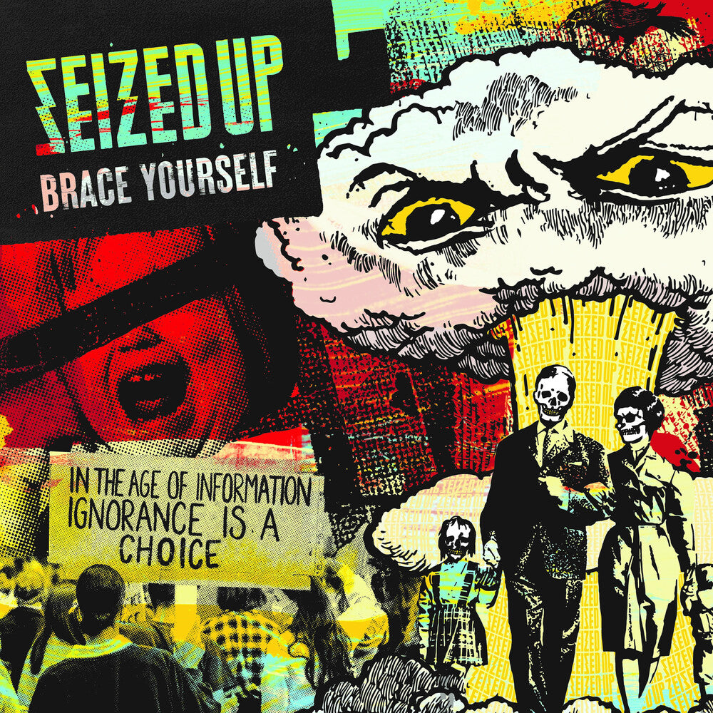 the album cover for Seized Up - Brace Yourself