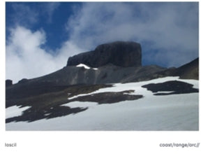 the album cover for Loscil - Coast/ Range/ Arc//