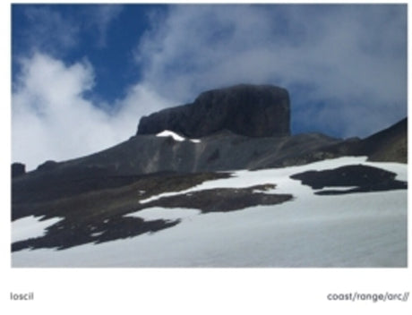 the album cover for Loscil - Coast/ Range/ Arc//