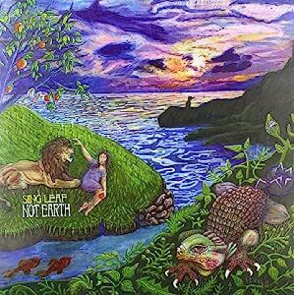 the album cover for Sing Leaf - Not Earth
