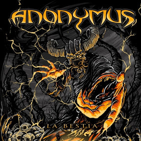 the album cover for Anonymus - La Bestia (Orange Vinyl)