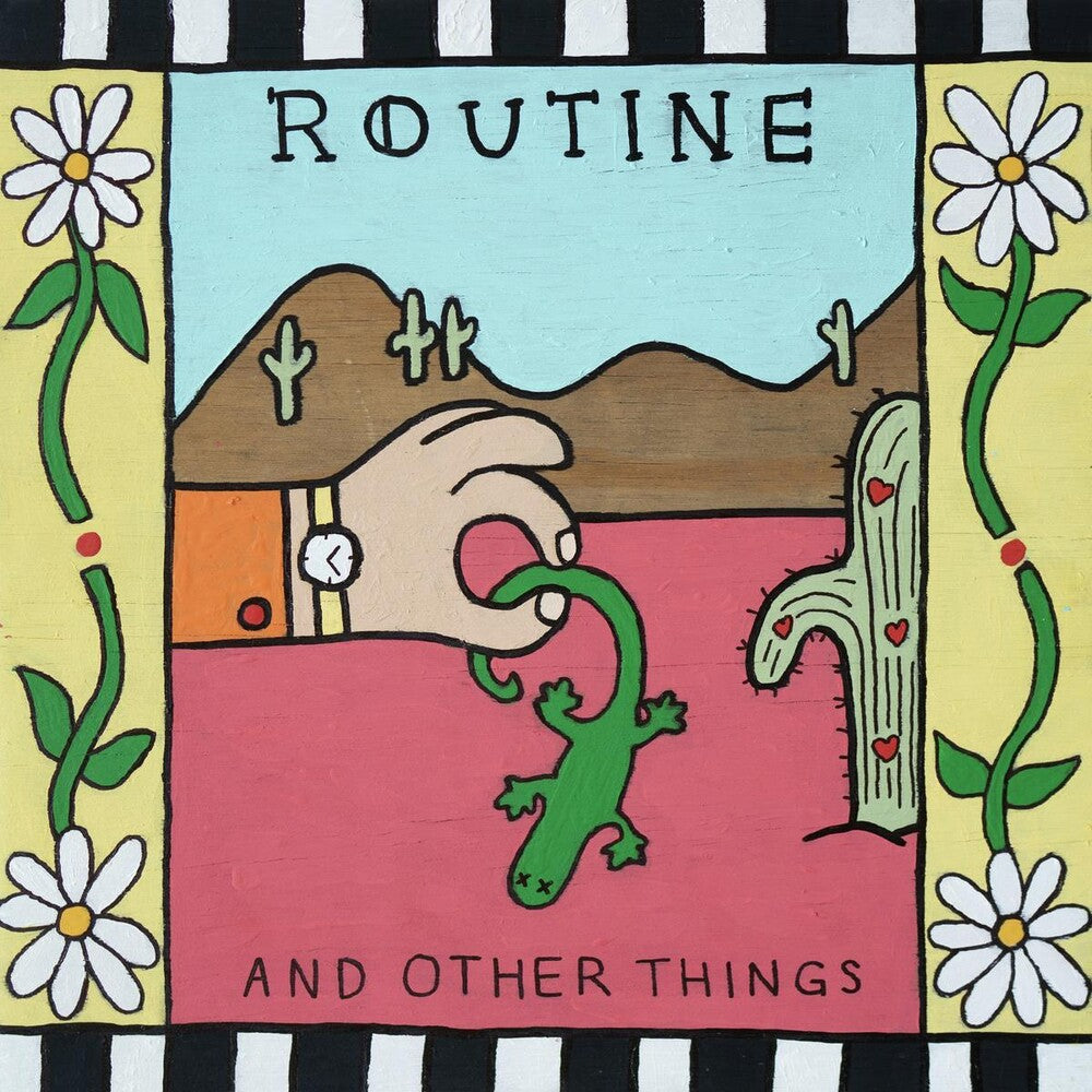 the album cover for Routine - And Other Things EP (Coke Bottle Clear Vinyl )