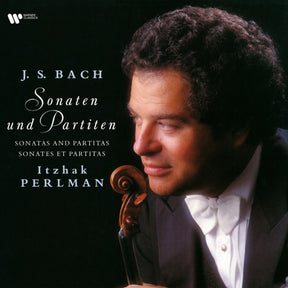 the album cover for Itzhak Perlman - Bach: Sonatas & Partitas For Solo Violin