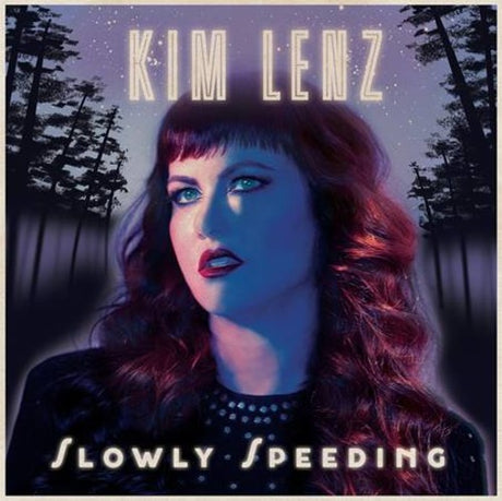 the album cover for Kim Lenz - Slowly Speeding