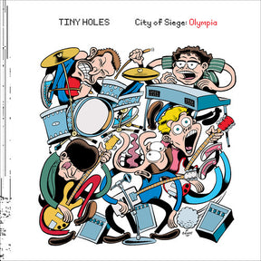the album cover for Tiny Holes - City of Siege: Olympia