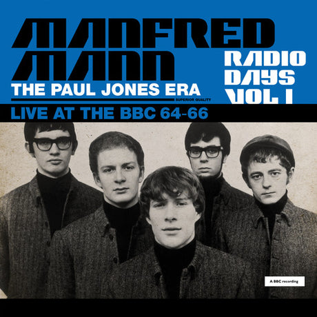 the album cover for Manfred Mann - Radio Days Vol. 1: Live At The Bbc 1964-66