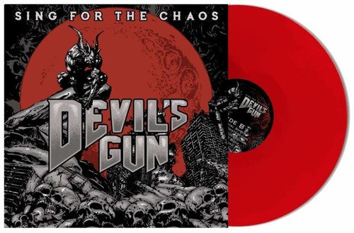 the album cover for Devils Gun - Sing for the Chaos (Red Vinyl)