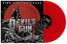 the album cover for Devils Gun - Sing for the Chaos (Red Vinyl)