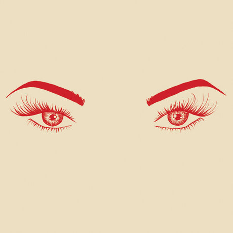 the album cover for Xiu Xiu - Oh No [Solid Cream & Solid Scarlet LP]