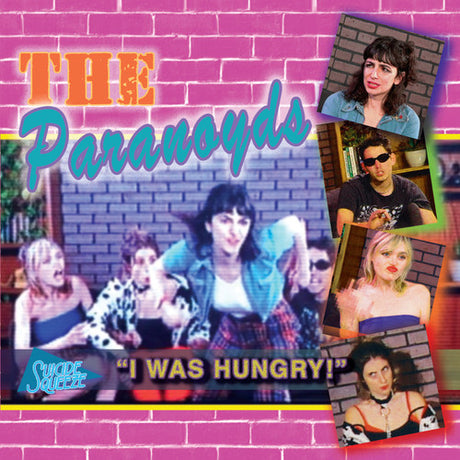 the album cover for The Paranoyds - Hungry Sam [Limited Edition Orange Crush Vinyl]