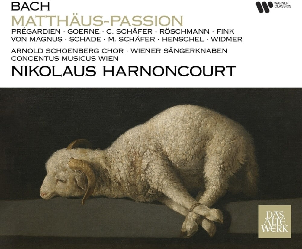 Nikolaus Harnoncourt  / Concentus Musicus Wien - St Matthew Passion - Passion Selon St Matthieu (Bach) [CD]