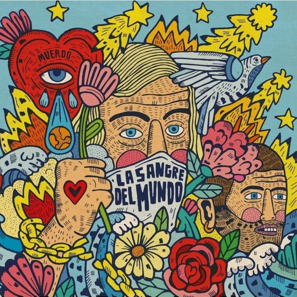 the album cover for Muerdo - La Sangre Del Mundo