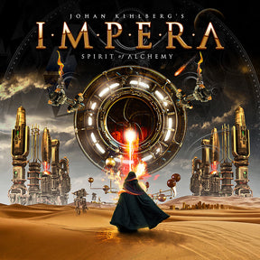 the album cover for Johan Kihlberg's Impera - Spirit Of Alchemy