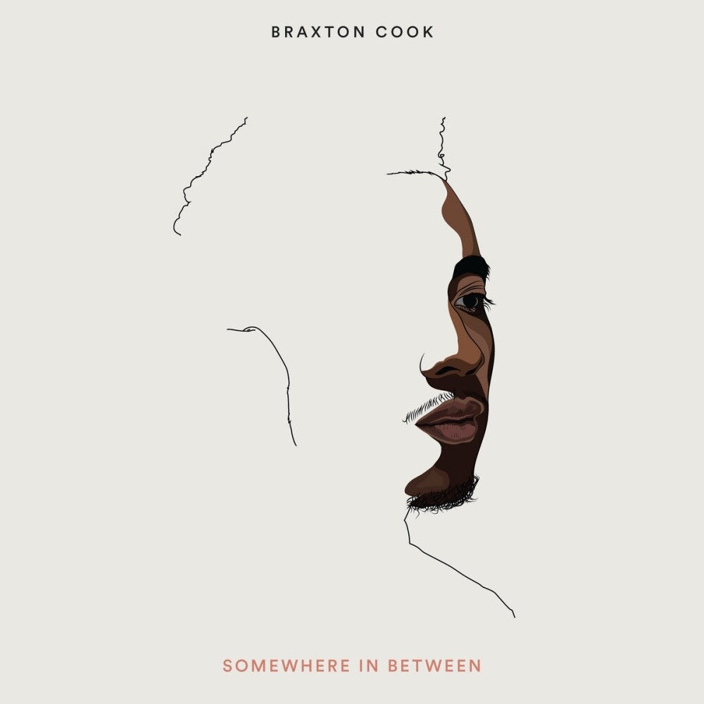 the album cover for Braxton Cook - Somewhere In Between