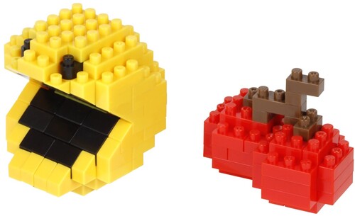 Nanoblock - Character Collection - Pac-man & Cherry Building Kit - Collectibles