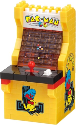 Nanoblock - Character Collection - Pac-man - Arcade Machine Building Kit - Collectibles