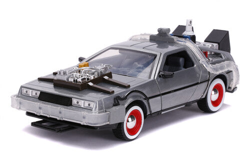 1:24 Back To The Future 3 Time Machine W/ Lights - 1:24 Back To The Future 3 Time Machine W/ Lights - Collectibles