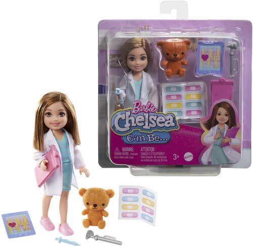 Barbie - Barbie Chelsea Can Be Doctor Doll And Playset - Collectibles