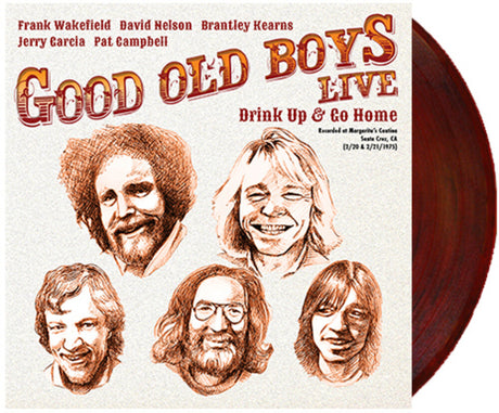 the album cover for Good Old Boys - Live - Drink Up And Go Home (Brwn) [Colored Vinyl] [Clear Vinyl]