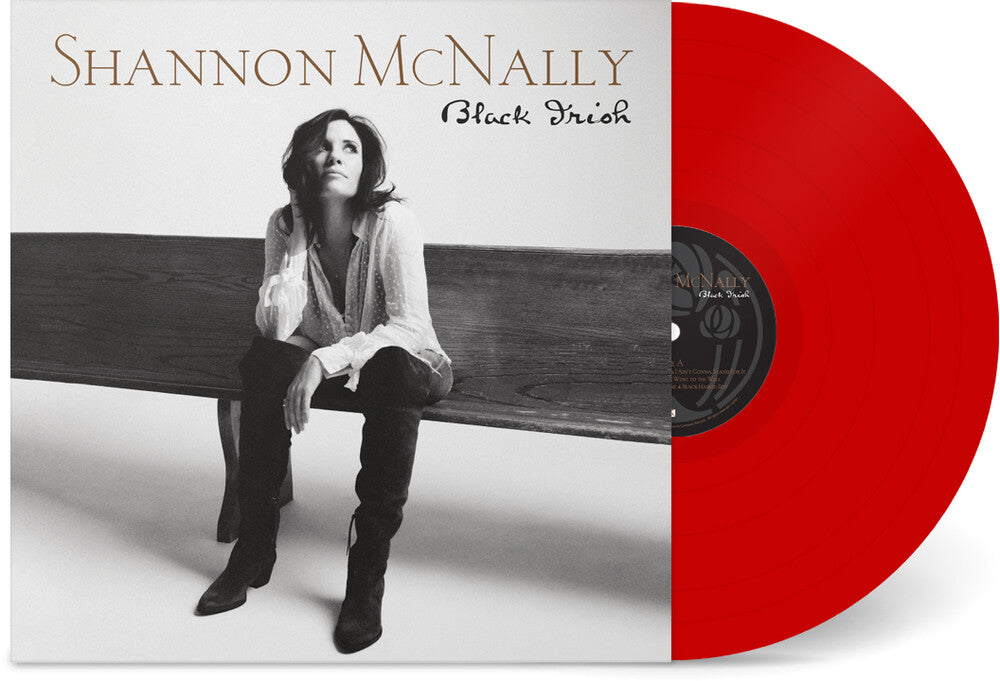 the album cover for Shannon Mcnally - Black Irish [Red LP]