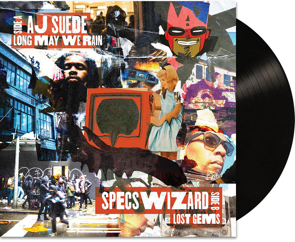 the album cover for Aj Suede  / Specswizard - Long May We Rain & Lost Gems [Limited Edition] (Ofgv)