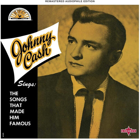 the album cover for Johnny Cash - Johnny Cash Sings The Songs That Made Him Famous