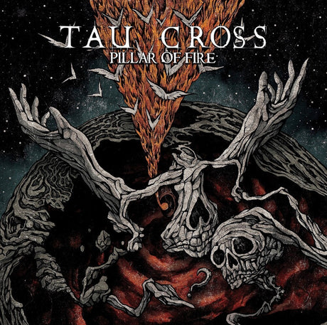 the album cover for Tau Cross - Pillar Of Fire (Can)