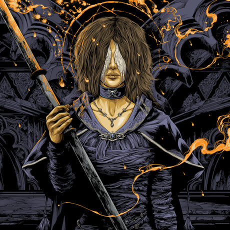 the album cover for Shunsuke Kida - Demon's Souls (Original Soundtrack) [Gold 2LP]