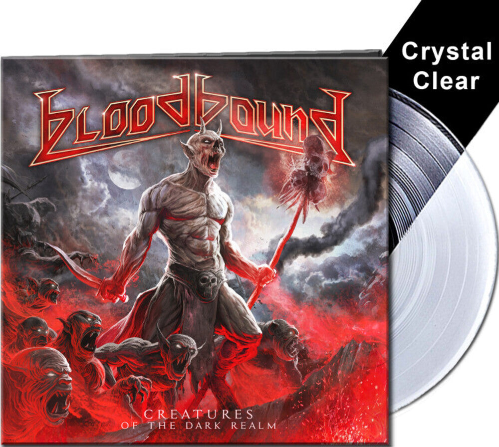 the album cover for Bloodbound - Creatures Of The Dark Realm (Crystal Clear Vinyl)