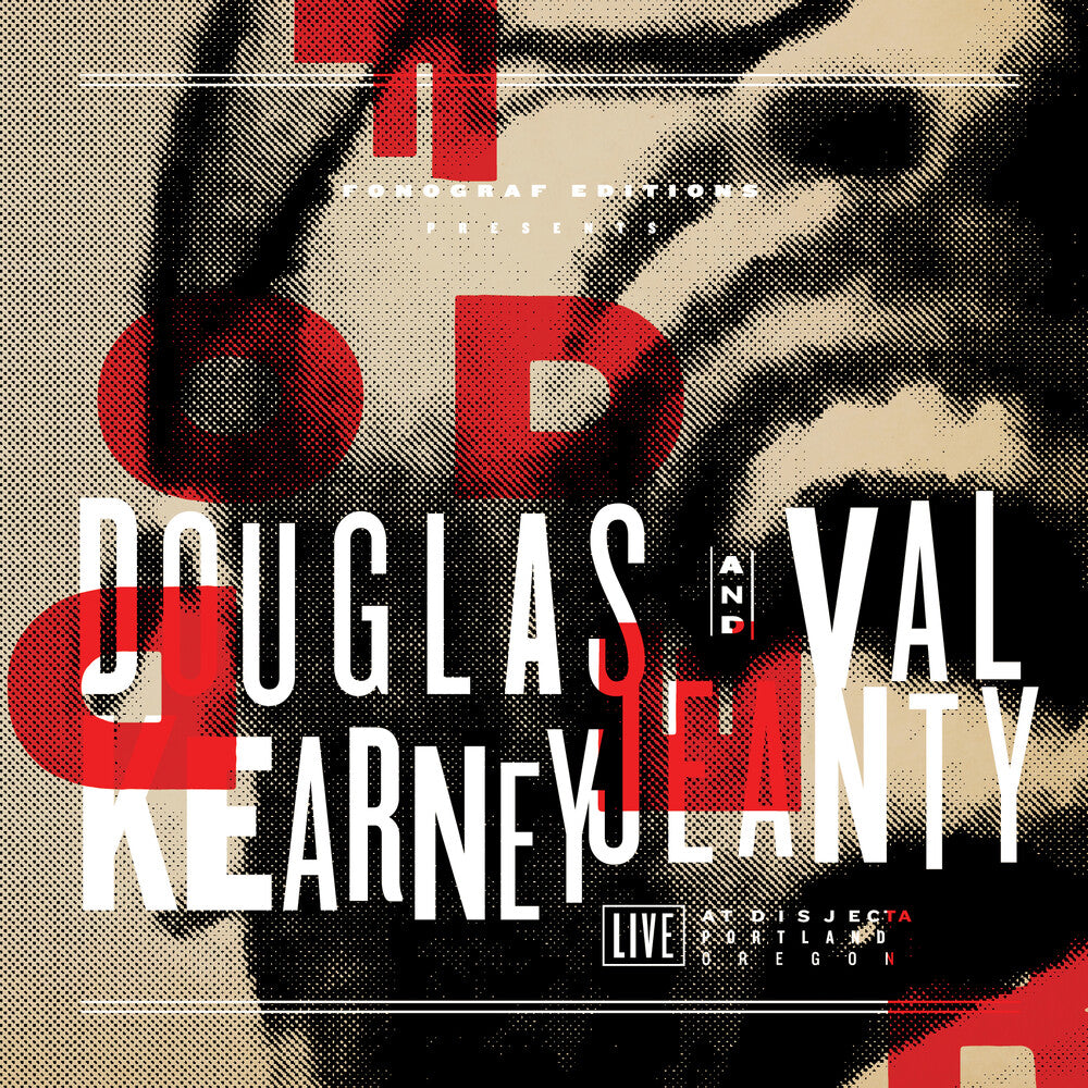 the album cover for Douglas Kearney  / Jeanty,Val - Fodder: Live At Disjecta