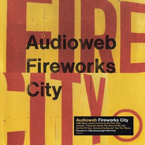 the album cover for Audioweb - Fireworks City [Colored Vinyl] [180 Gram] (Red) (Uk)