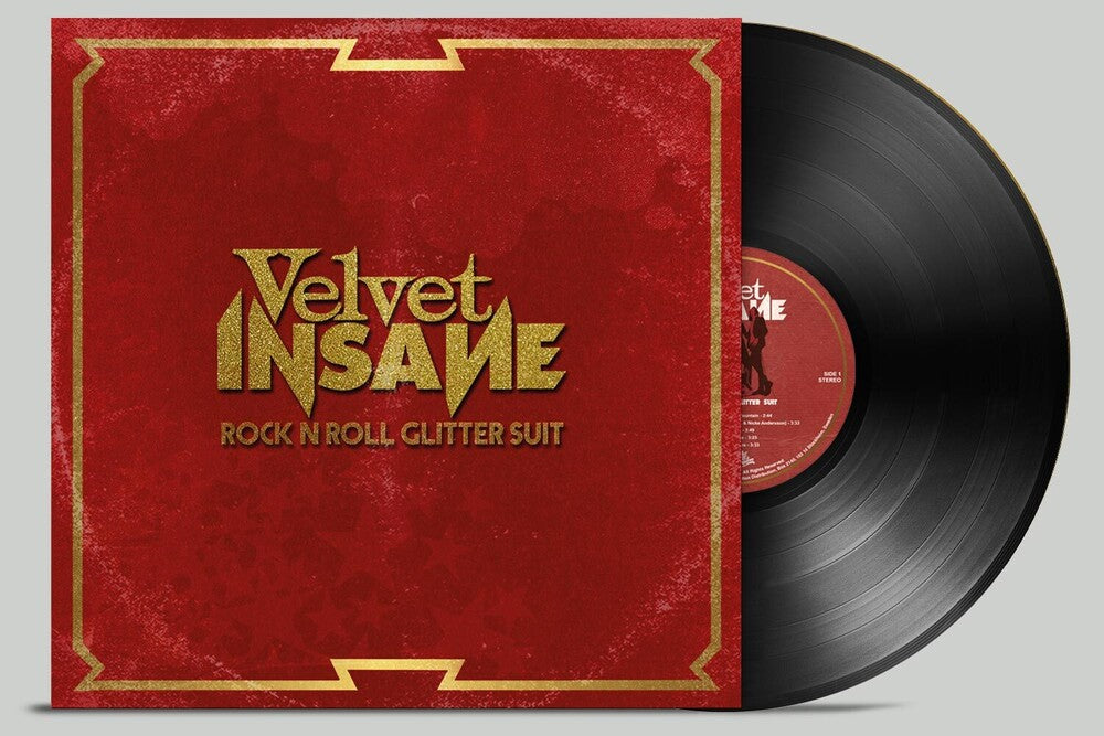the album cover for Velvet Insane - Rock 'n' Roll Glitter Suit