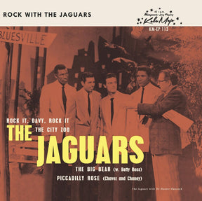 the album cover for Rock With The Jaguars / Various - Rock With The Jaguars / Various