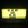 the album cover for Ben Trickey - We Are Not Lucky We Are Blessed