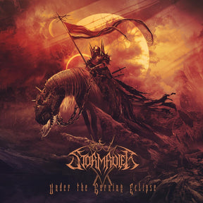 the album cover for Stormruler - Under The Burning Eclipse