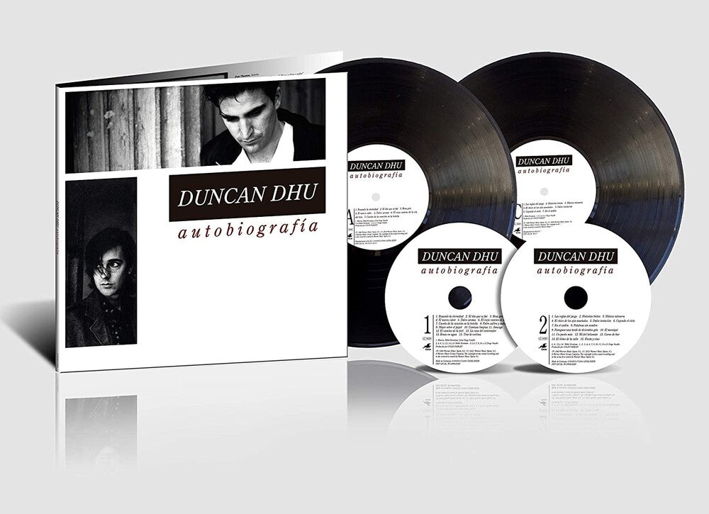 the album cover for Duncan Dhu - Autobiografia (W/Cd) (Spec) (Spa)