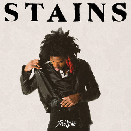 the album cover for DE'WAYNE - Stains [Red LP]