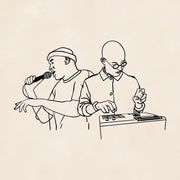 the album cover for Mr Jukes / Barney Artist - The Locket [LP]