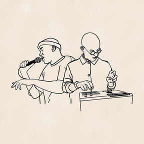 the album cover for Mr Jukes / Barney Artist - The Locket [LP]