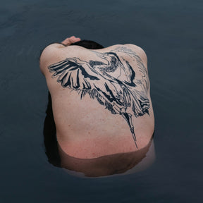 the album cover for Jodi - Blue Heron (Metallic Silver)