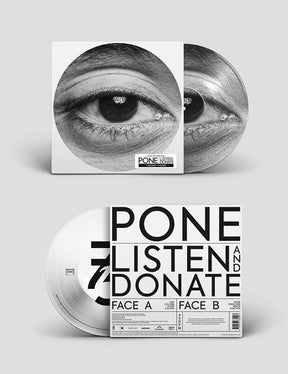 the album cover for Pone - Listen & Donate (Ep) (Ofgv) (Pict)