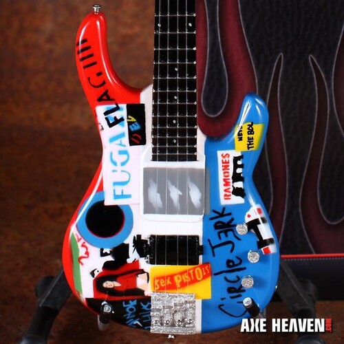 Axe Hvn Cp301 Flea Red Hot Chili Peppers Mini Bass - Axe Hvn Cp301 Flea Red Hot Chili Peppers Mini Bass - Collectibles