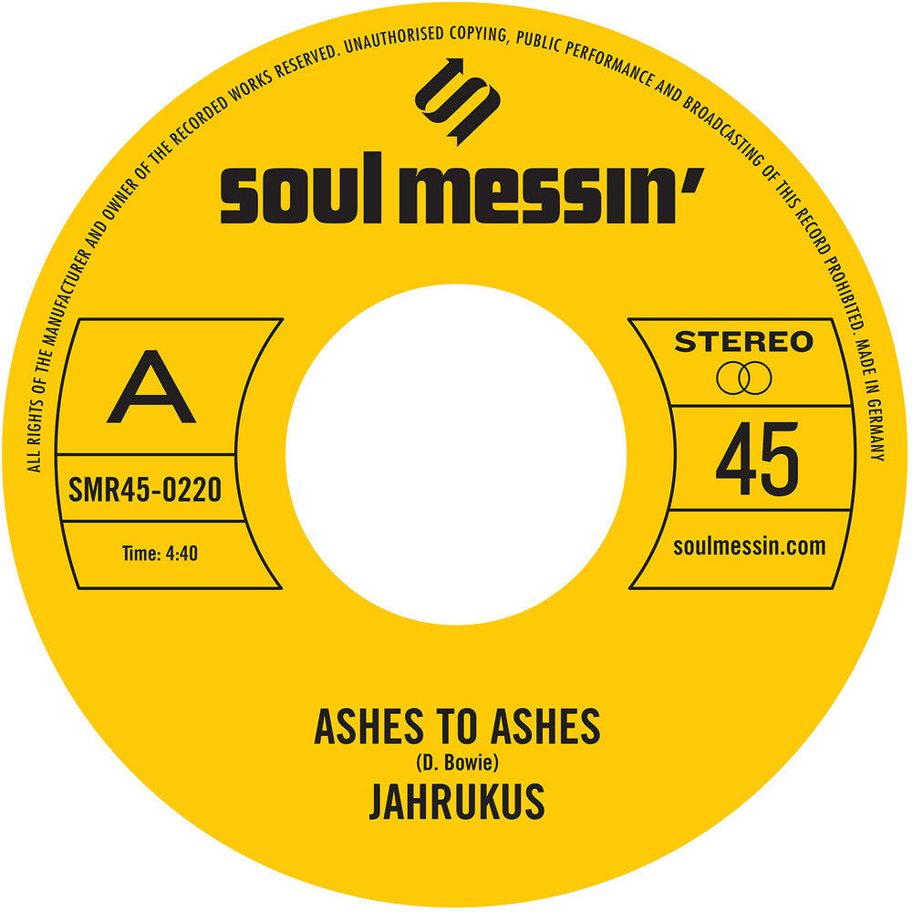 Jahrukus - Ashes to Ashes / Island Girl [7" Vinyl]