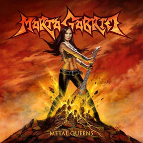 the album cover for Marta Gabriel - Metal Queens (Red Vinyl) [Colored Vinyl] [Limited Edition] (Red)