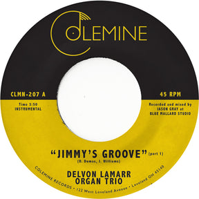 the album cover for Delvon Lamarr Organ Trio - Jimmy's Groove