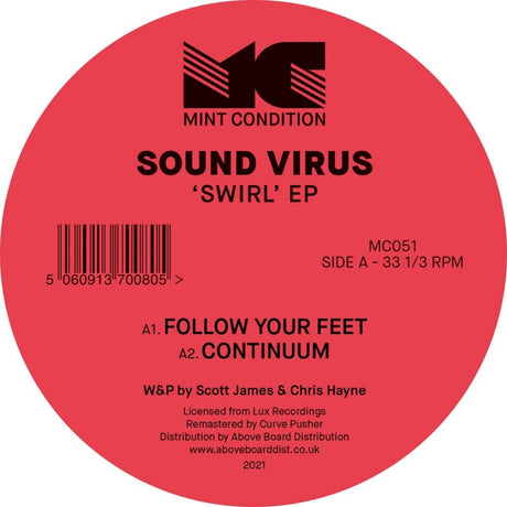 the album cover for Sound Virus - Swirl (Ep)