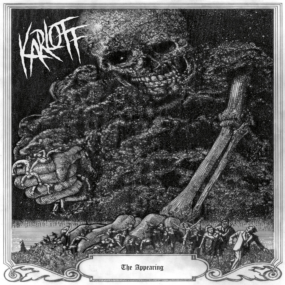 the album cover for Karloff - Appearing