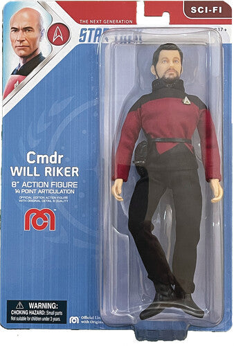 Mego - Mego Sci-fi Star Trek Tng Commander Will Riker 8in - Collectibles