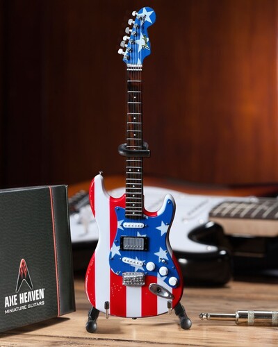 Axe Hvn Fs011 Wayne Kramer Mc5 Strat Stars & Strip - Axe Hvn Fs011 Wayne Kramer Mc5 Strat Stars & Strip - Collectibles