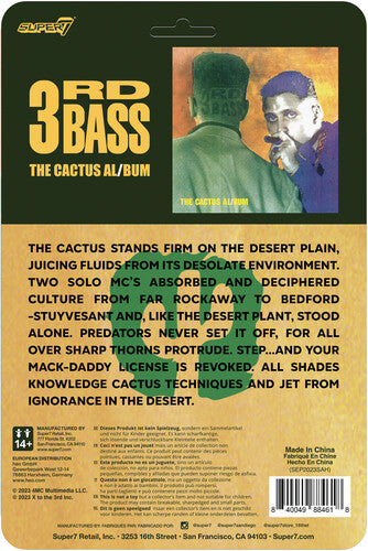 3rd Bass Super7 - 3rd Bass - 反应人物 - 3rd Bass (2 件装)（收藏品，人物，活动人物）[音乐]